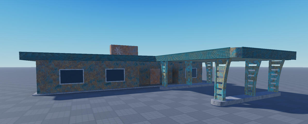Ruined Gas Station