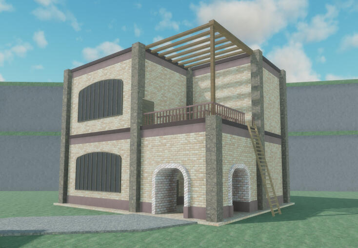 Battlegrounds Map: 2 Story Home